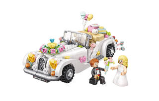 LOZ Car Model Series Wedding Car Building Blocks 676pcs 1119
