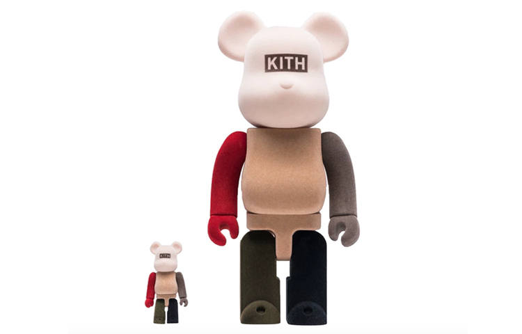 BE@RBRICK BE@RBRICK x KITH Set Multi Flannelette Trendy Figures