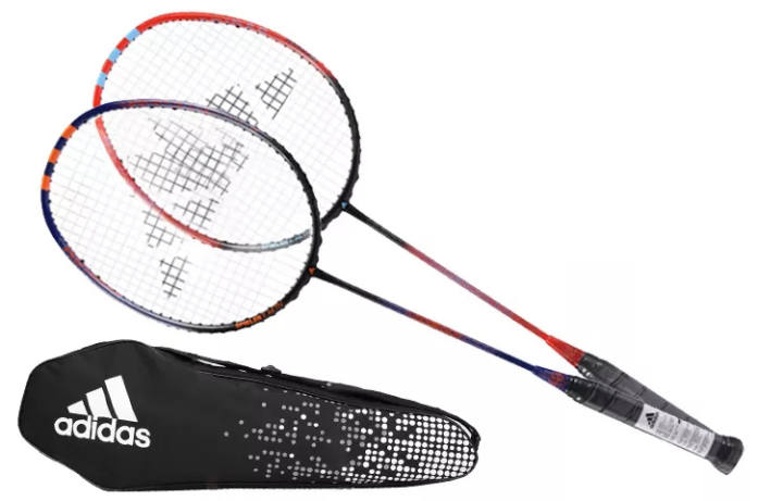 Adidas Adidas MC0238 Full Carbon Badminton Rackets Advanced Level 675mm Strung Black Purple