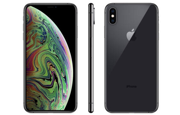Apple Apple IPhone Xs Max China Mainland Version, Mobile China Unicom Telecom, Dual SIM Dual Standby 4G Dark Gray Cell Phones