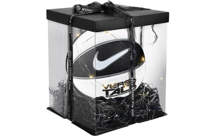 Nike Nike Pu Basketball Black White Size 7 Training Unisex