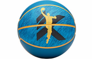 Anta China Mainland Version Pu Basketball Dark Blue Size 7 Ball Training Kids'