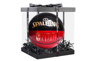 SPALDING Pu Basketball Red Black Size 7 Ball Training Unisex