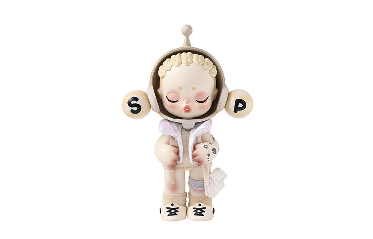 POP MART POP MART SKULLPANDA Ootd Trace Light White Trendy Figures 19cm