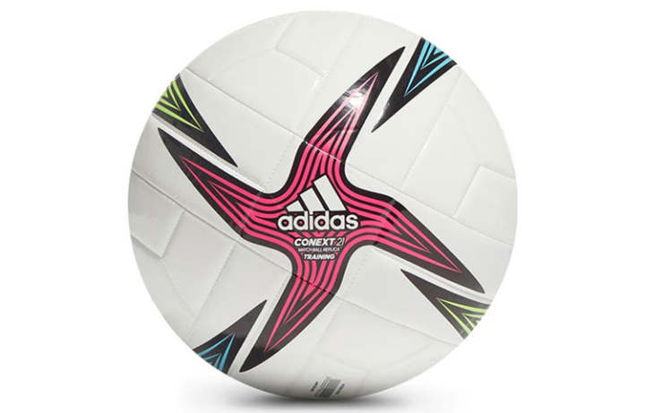 Adidas Adidas 4 Size 5 Soccer Ball Pu Machine Stitched Soccer Ball Unisex White Pink