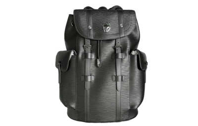 ALIENWARE Nylon With Leather Laptop Bag Backpack Unisex Black