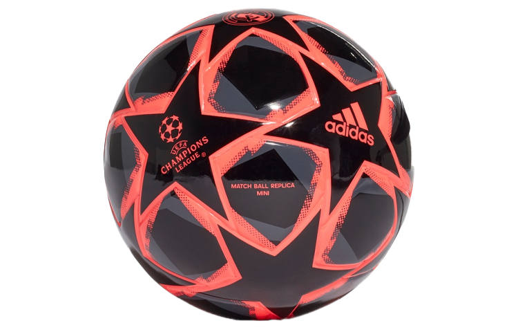 Adidas Adidas Size 1 Soccer Ball Pu All Season Machine Stitched Soccer Ball Unisex Black/Pink/Dark Gray