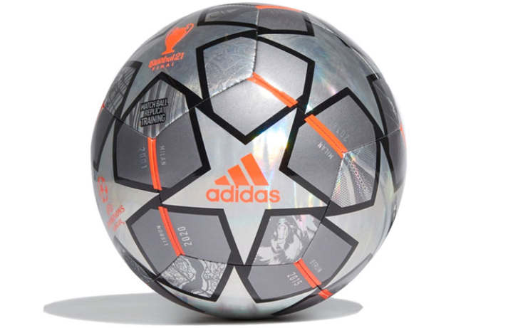 Adidas Adidas Size 5 Soccer Ball TPU Machine Stitched Soccer Ball Unisex Silver Multicolor