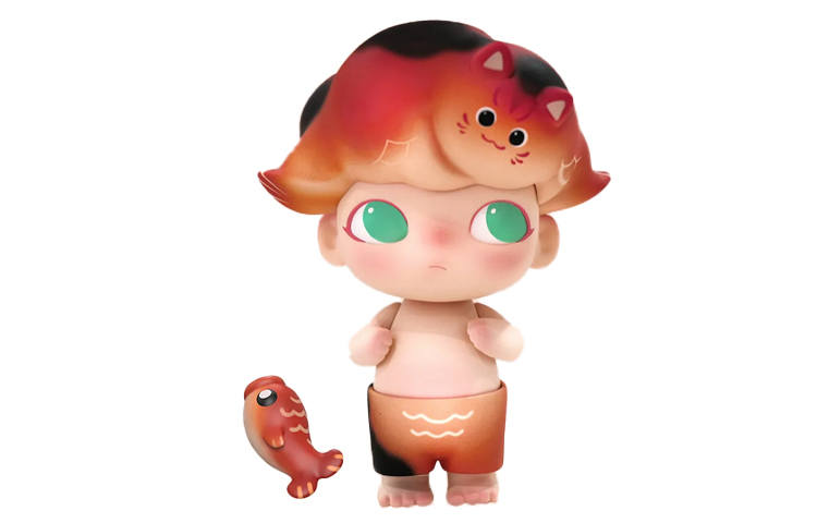 POP MART POP MART Dimoo Koi Fish Cat Cute Trendy Figures 13cm
