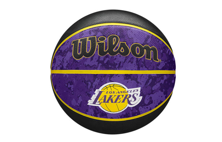 Wilson NBA Series Rubber Basketball Purple Black Size 7 Ball Training Unisex