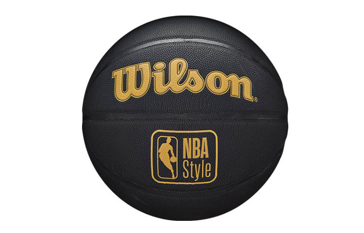 Wilson x NBA Pu Basketball Black Size 7 Ball Training Unisex
