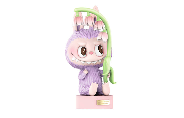 POP MART POP MART Labubu Bellflower, Plush Light Cute Trendy Figures 25cm