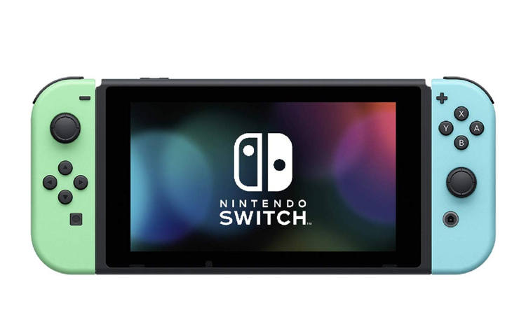 NINTENDO SWITCH NINTENDO SWITCH Powered Mori Nintendo NS Console Animal Crossing Limited Edition Handheld Game Consoles