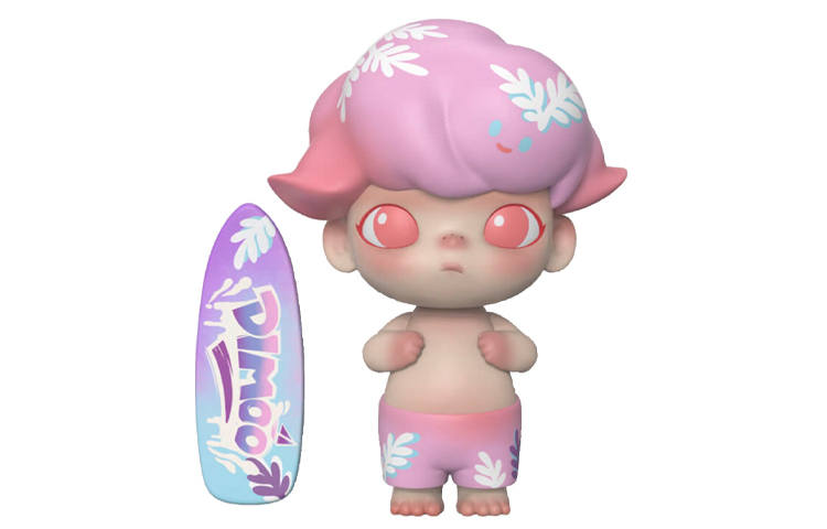 POP MART POP MART Dimoo Afraid Of Surfing Collection Trendy Figures 12.5cm