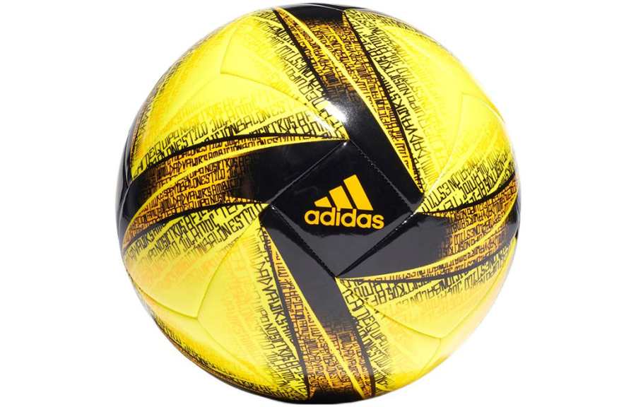 Adidas Adidas Size 5 Soccer Ball TPU Machine Stitched Soccer Ball Unisex Yellow Black