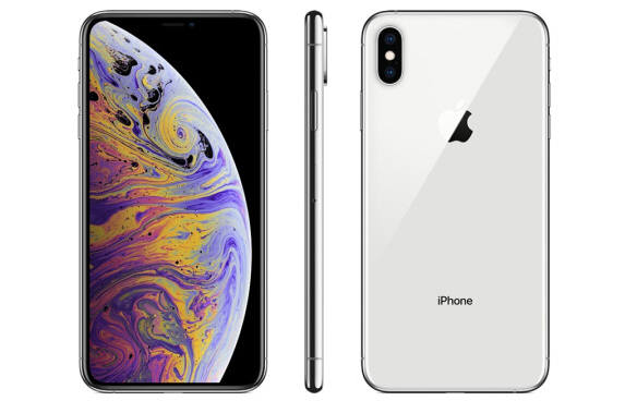 Apple Apple IPhone Xs Max China Mainland Version, Mobile China Unicom Telecom, Dual SIM Dual Standby 4G Silver Cell Phones