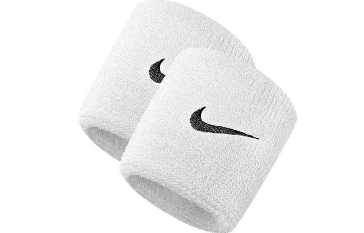 Nike Nike Volleyball, Tennis, Badminton, Basketball Wristbands Breathable Protective White Black Hook Cotton Unisex
