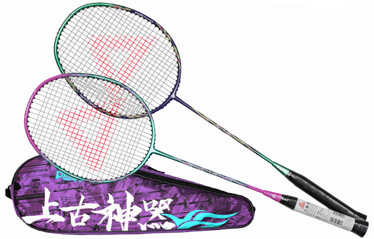 PEAK YY10406 Carbon Aluminum Badminton Rackets Offensive Type Heavy Head, Stiff Shaft Advanced Level 670±10mm 3UG2