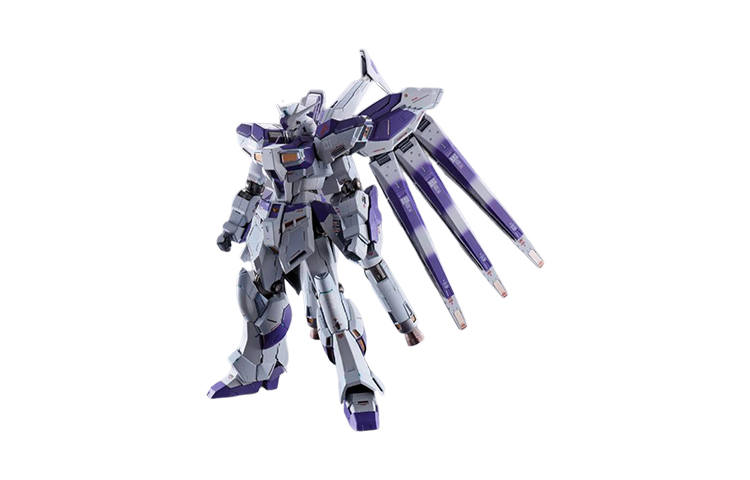 BANDAI Metal Build Hi v Gundam Char's Counterattack Action Figures Purple