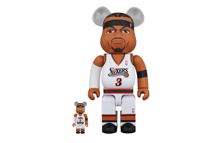 BE@RBRICK Star Collection Allen Iverson Philadelphia 76ers Allen Iverson Trendy Figures