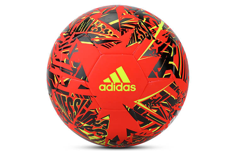 Adidas Adidas Messi Collection Size 1 Soccer Ball TPU Machine Stitched Soccer Ball Unisex Red Neon/Black/Bright Yellow Neon