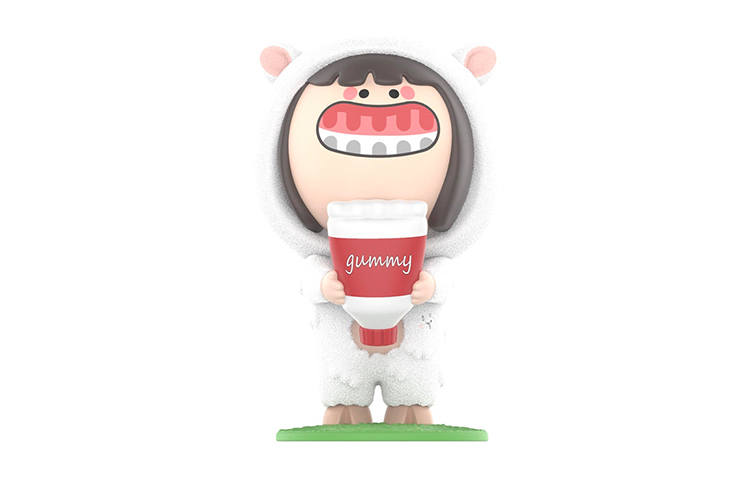 POP MART POP MART Gum Monster, Soft As Lambskin Cute Trendy Figures 8cm