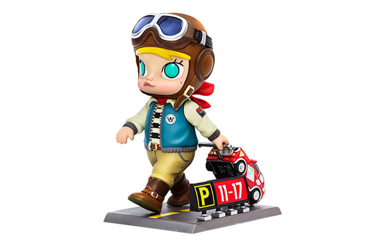 POP MART POP MART 400% Molly Traveler Cute Trendy Figures 16cm