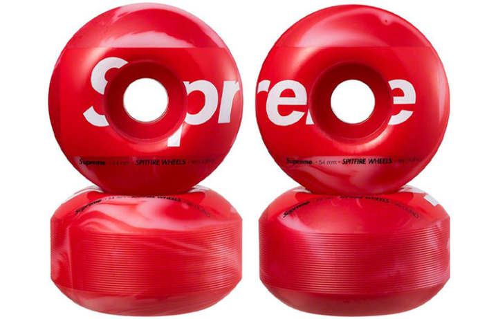 Supreme Supreme Skateboard Wheels Double Kick Skateboard
