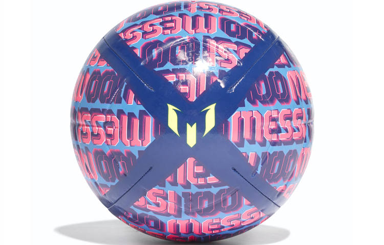 Adidas Adidas 4 Size 5 Soccer Ball Pu Messi Machine Stitched Soccer Ball Unisex Purple Blue