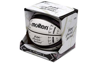 Molten Pu Basketball White Size 7 Ball Competition Unisex