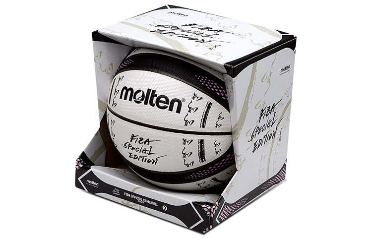 Molten Molten Pu Basketball White Size 7 Ball Competition Unisex