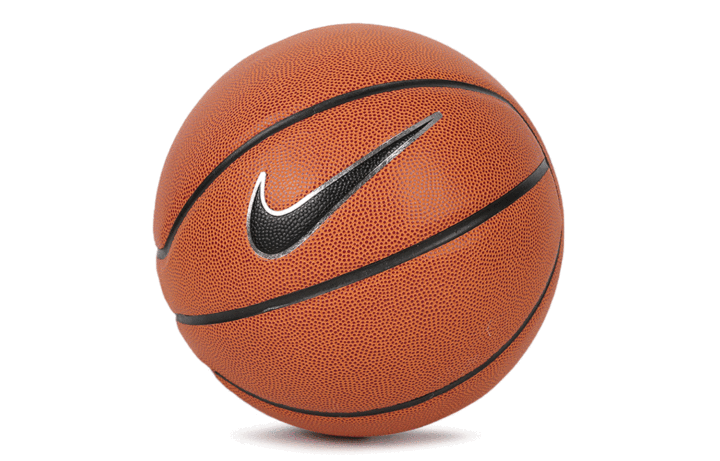Nike Nike Size 7 Ball Indoor, Outdoor, All Basketball Synthetic Leather Brown