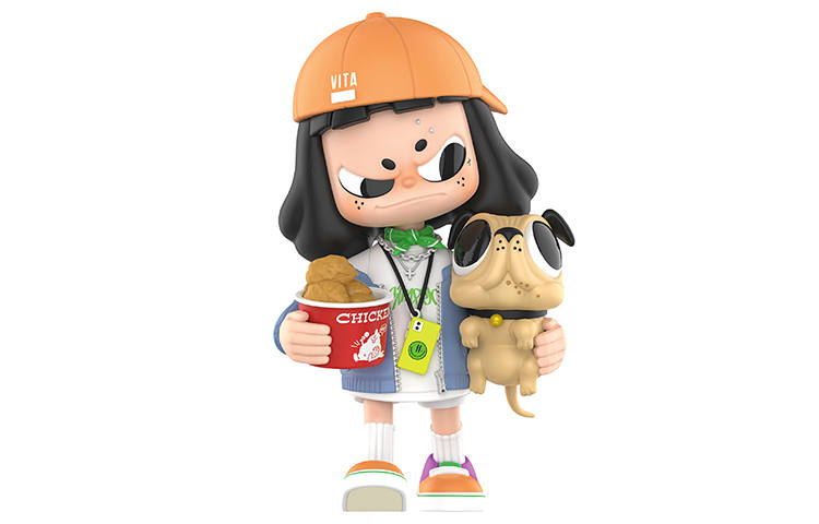 POP MART POP MART VITA Fried Chicken Day, Large Cute Trendy Figures 17.8cm