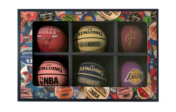 SPALDING SPALDING Small Ball Collection Rubber Basketball Multicolor Mini Ball Training