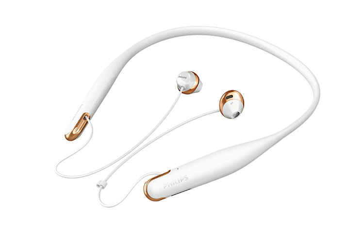 PHILIPS PHILIPS N4205 Sports Running, Ultra Long Battery Life Neck mounted Wireless Bluetooth Headphone