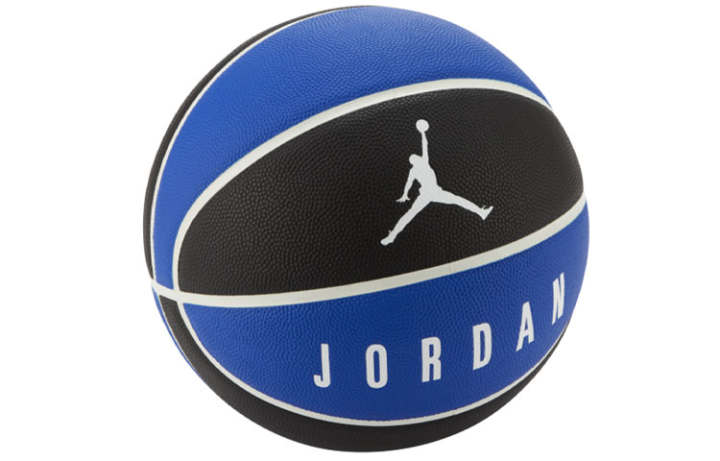 Jordan Jordan Pu Basketball Slip Resistant Abrasion Resistant Black Blue Size 7 Ball Training Unisex