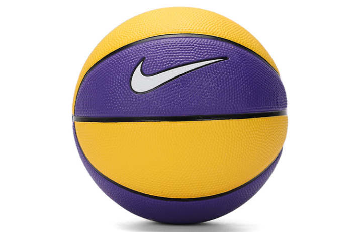 Nike Nike Rubber Basketball Yellow Purple Size 3 Ball Training Kids'