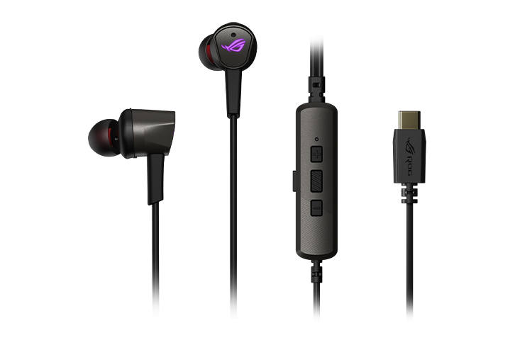 ROG ROG Version 2 RGB Edition Esports Gaming In ear Active Noise Cancellation Headphones