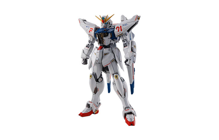 BANDAI MB Collection Metal Build Mobile Suit Gundam F91 Gundam, Heavy Armed Cannon Configuration Assembled Models