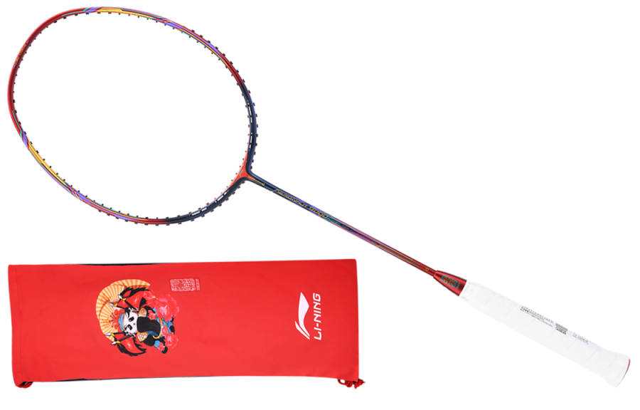 Li-Ning Li Ning Wind Powered 9000C Full Carbon Badminton Rackets Control Type All around Defense Professional 675MM
