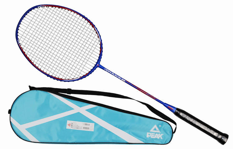 PEAK PK 201 Full Carbon Badminton Rackets Offensive Type Heavy Head, Stiff Shaft Advanced Level Unisex