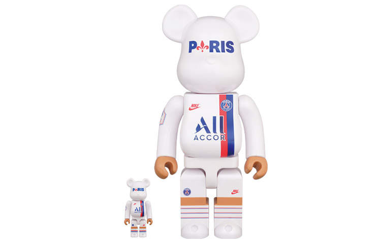 BE@RBRICK BE@RBRICK Paris Saint Germain PARIS SAINT GERMAIN Trendy Figures 100%400%