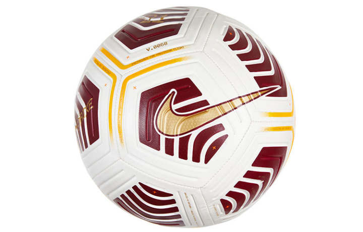 Nike Nike Size 5 Ball Soccer Ball Pu Machine Stitched Soccer Ball Unisex White/Team Red/Gold