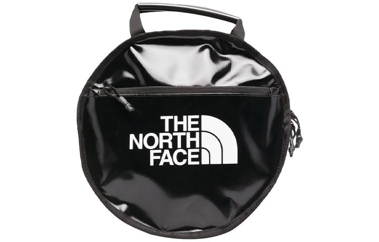 THE NORTH FACE 9L Round Bag One Shoulder Crossbody Outdoor Bag Polyester Black Unisex