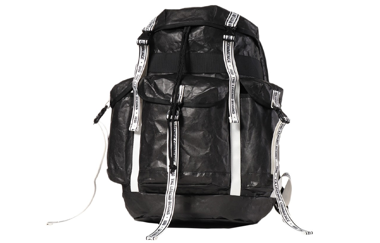 Li-Ning Li Ning Fashion Week Collection Polyester Backpack Regular Unisex Black