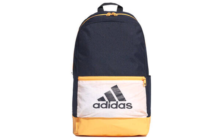 Adidas Adidas Athleisure Polyester Backpack Unisex Orange Multicolor