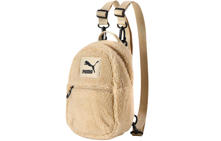 PUMA PUMA Zip Closure Sherpa With Fabric Backpack Women's Khaki