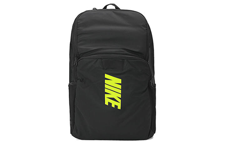 Nike Nike Polyamide Backpack Regular Unisex Black/Neon Green