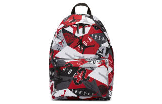 Jordan Polyester Backpack Regular Unisex Red Black