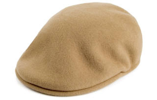 KANGOL Logo-Embroidered Flat Cap